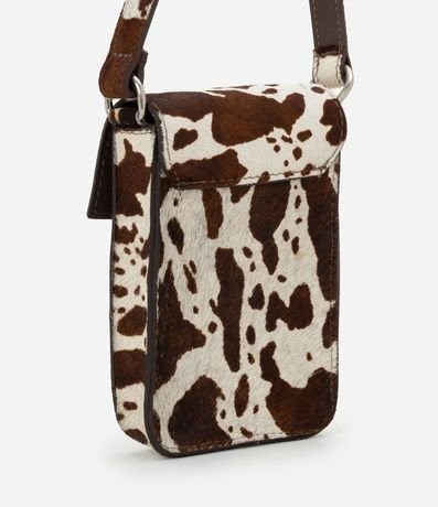 Cartera Shoulder en Cuero Liso Pelo de Vaca 3