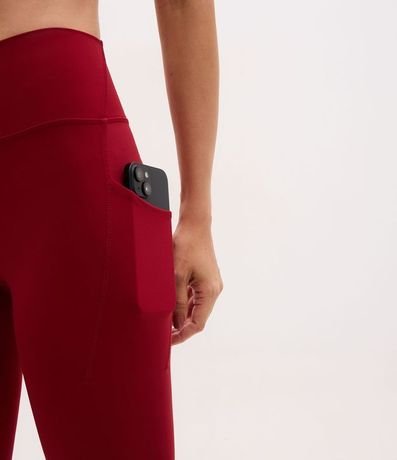 Calca Legging Deportiva en Microfibra con Bolsillos