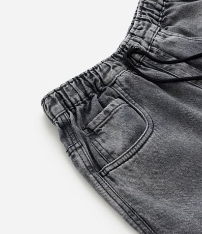 Bermuda Infantil Baggy en Jeans Liso Baggy Cintura elástica FUO_SS26_BEP_0033 Street 5 a 14 5