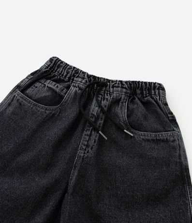 Bermuda Infantil Baggy en Jeans Liso Baggy Cintura elástica FUO_SS26_BEP_0033 Street 5 a 14 6