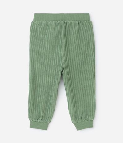 Conjunto Infantil Canelado con Saco y Pantalón Jogger – Talle 0 a 24 Meses 5
