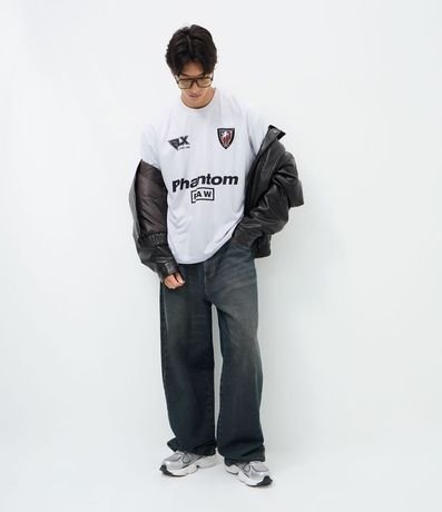 Camisa Boxy Manga Corta Phantom 3