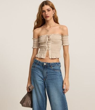 Pantalón Loose en Jeans Raw con Bajo Plegado 2