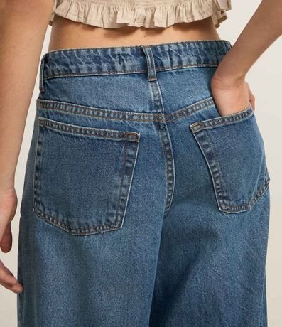 Pantalón Loose en Jeans Raw con Bajo Plegado 5