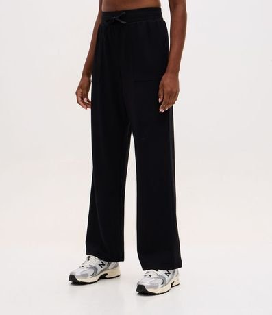 Pantalón Recto Deportiva en Modal con Bolsillos 2