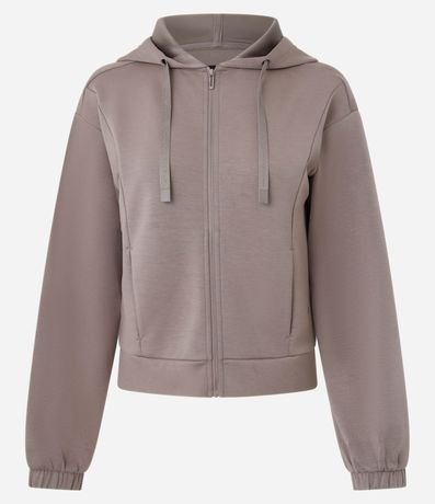 Campera Deportiva Regular en Modal con Capucha 5
