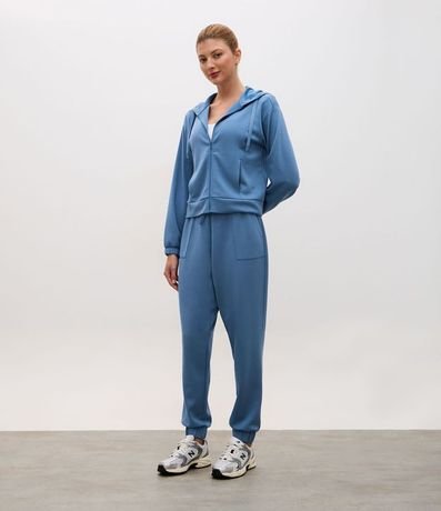 Campera Deportiva Regular en Modal con Capucha 2