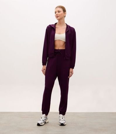 Campera Deportiva Regular en Modal con Capucha 2