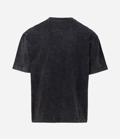 Remera Boxy en Algodón con Lettering Outcast 3