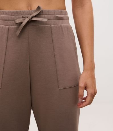 Pantalón Jogger Deportiva en Modal con Bolsillos 3