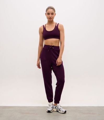 Pantalón Jogger Deportiva en Modal con Bolsillos
