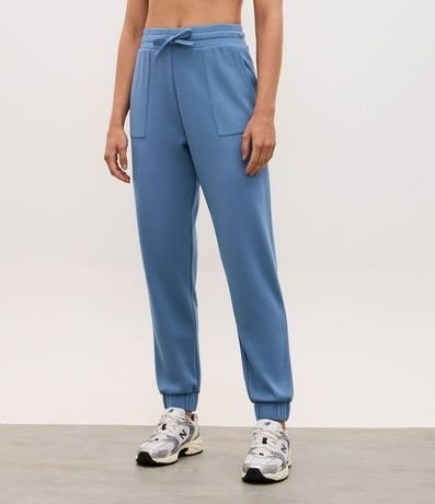 Pantalón Jogger Deportiva en Modal con Bolsillos