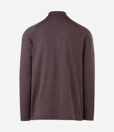 Remera Deportiva Térmica con Cremallera en el Cuello y Recortes 2