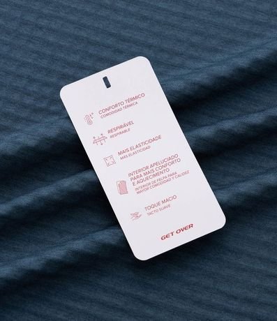 Remera Térmica Deportiva Acanalada y Cuello con Cierre 12