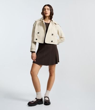 Vestido Skater Manga Larga en Punto Canelado 2