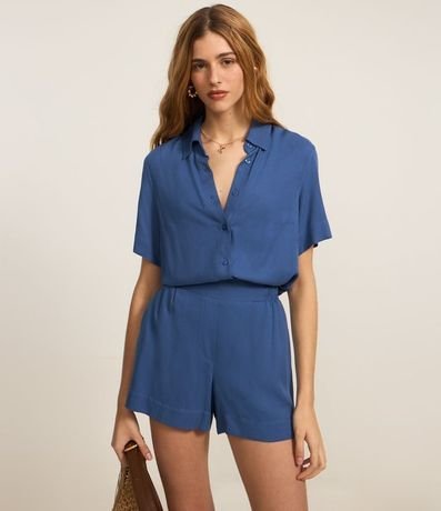 Short Regular en Viscosa con Cintura Elástica 2