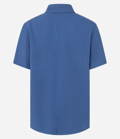 Camisa en Viscosa con Botones y Manga Corta 3