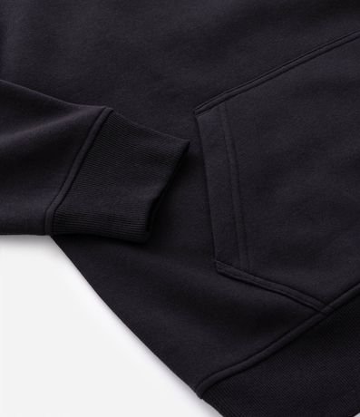 Buzo Comfort en Algodón con Capucha y Estampa Montaña 10