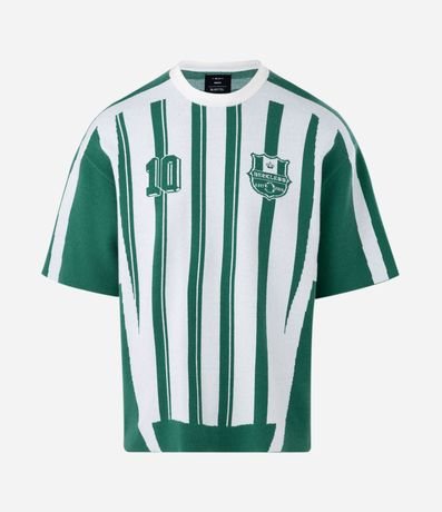 Remera en Punto Rayada Reckless 5