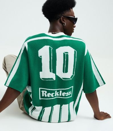 Remera en Punto Rayada Reckless 3