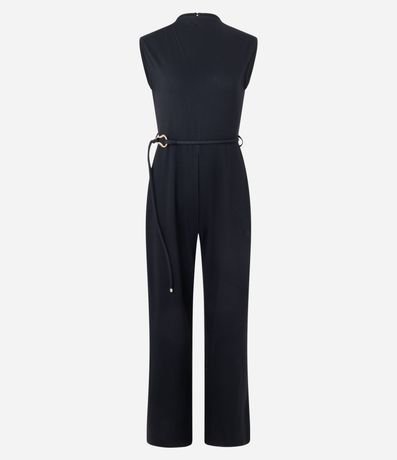 Mono en Orly con Trabillas y Cinturón con Hebilla 6