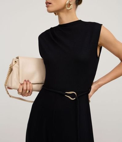 Mono en Orly con Trabillas y Cinturón con Hebilla 4