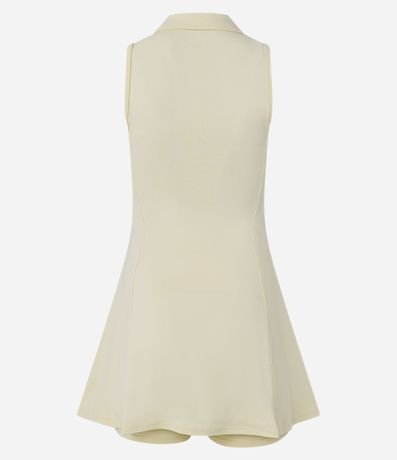 Vestido Evasê Deportivo en Microfibra con Short Interno 7