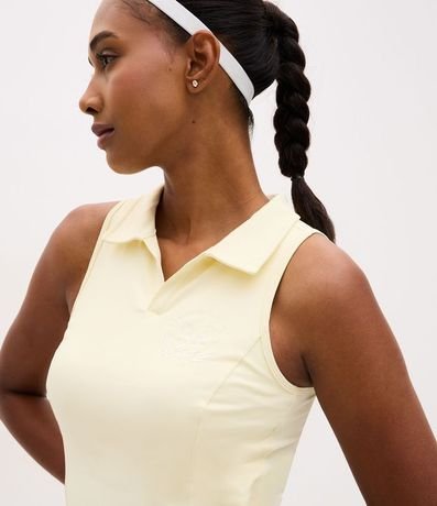 Vestido Evasê Deportivo en Microfibra con Short Interno 2