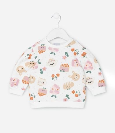 Buzo Infantil Calentito Estampado de Animalitos - Talle 0 a 18 meses 2