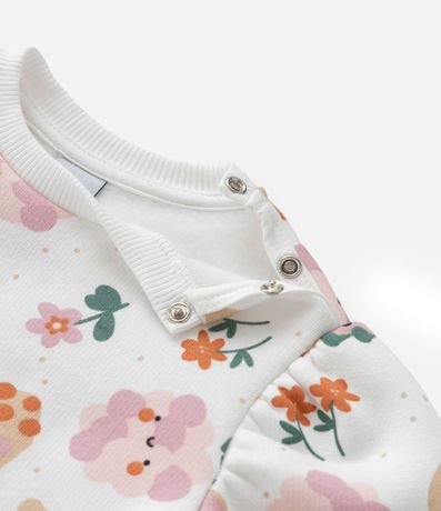 Buzo Infantil Calentito Estampado de Animalitos - Talle 0 a 18 meses 6