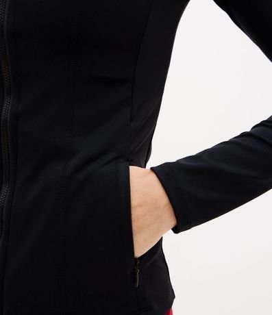 Campera Deportiva en Microfibra con Cremallera y Bolsillos 4