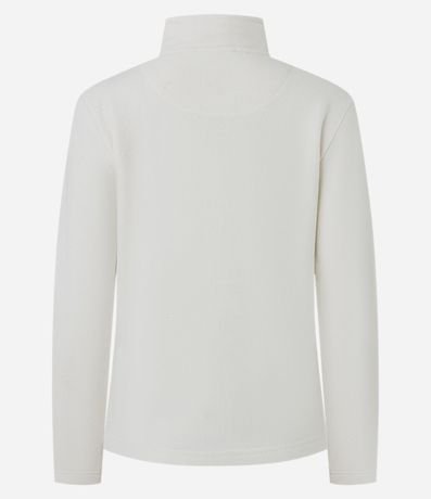Campera Pesada Deportiva en Fleece con Cuello Alto 7