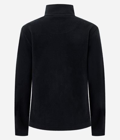 Campera Pesada Deportiva en Fleece con Cuello Alto 7