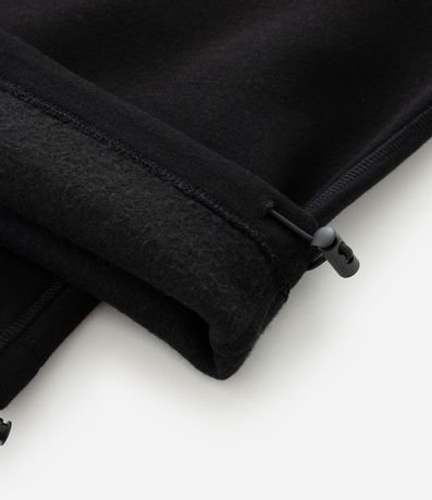 Pantalón Baggy en Algodón con Felpa con Bajo Ajustable 8