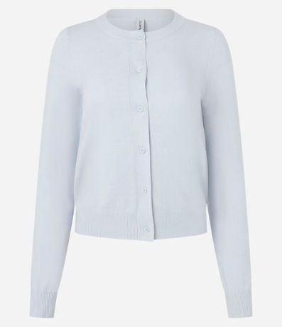 Cardigan en Viscosa en Efecto Punto con Botones 2