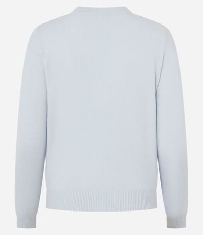 Cardigan en Viscosa en Efecto Punto con Botones 3