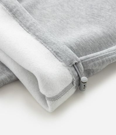 Pantalón Baggy en Algodón con Felpa con Bajo Ajustable 8