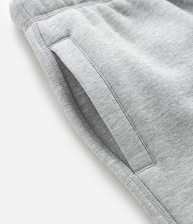 Pantalón Baggy en Algodón con Felpa con Bajo Ajustable 9