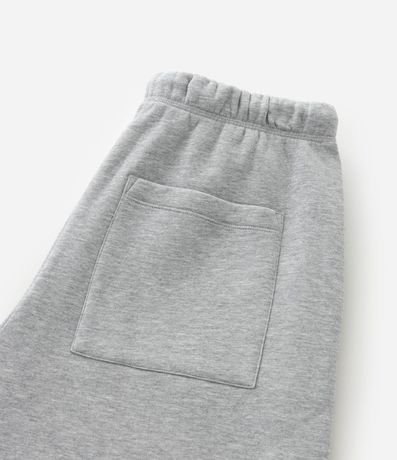 Pantalón Baggy en Algodón con Felpa con Bajo Ajustable 10