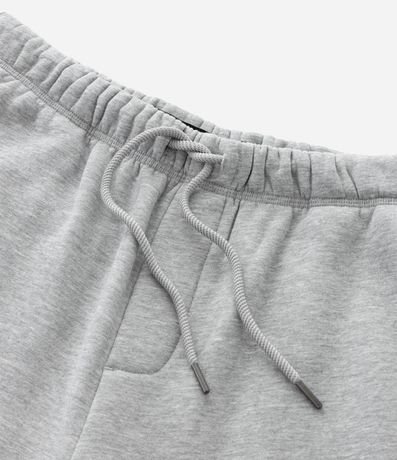 Pantalón Baggy en Algodón con Felpa con Bajo Ajustable 11