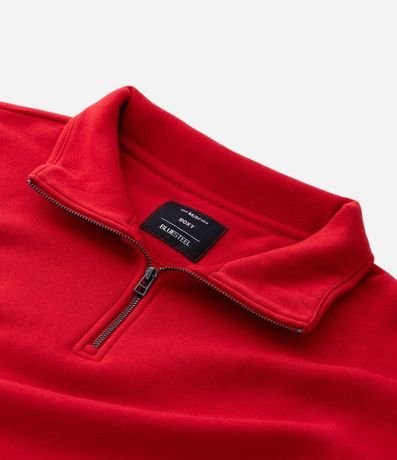 Buzo Ballon en Algodón con Forro Fleece y Cremallera en el Cuello 5