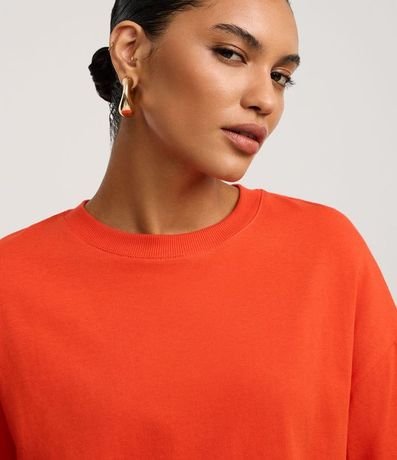 Blusa Oversized Básica en Algodón Malla 3