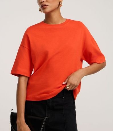 Blusa Oversized Básica en Algodón Malla 4
