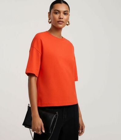 Blusa Oversized Básica en Algodón Malla 4