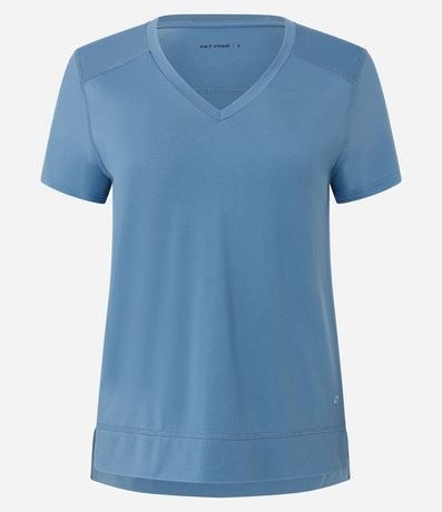 Remera Deportiva en Microfibra Agujerada con Bajo Mullet 5