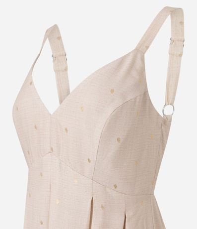 Vestido Largo con Escote V y Estampado Floral Bold 2