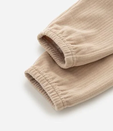 Pantalón Infantil Canelado con Bolsillos Cargo – Talle 0 a 24 Meses 6