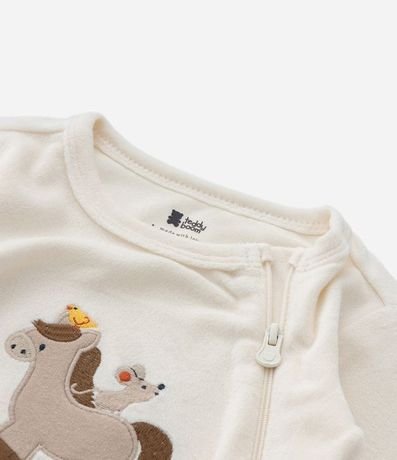 Mono Infantil con Bordado de Caballo – Talle 0 a 18 Meses 4