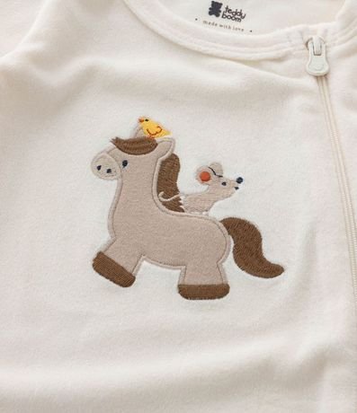 Mono Infantil con Bordado de Caballo – Talle 0 a 18 Meses 6