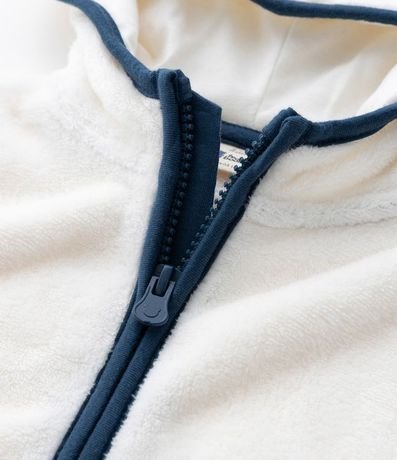 Conjunto Infantil Saco con Capucha y Pantalón Bordado de Oso – Talle 0 a 18 Meses 13